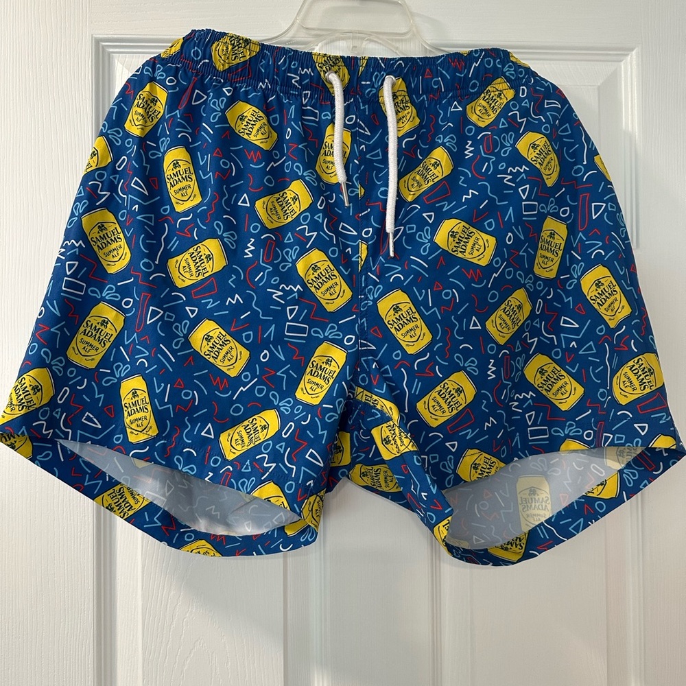 Men’s Sam Adams swim shorts never worn